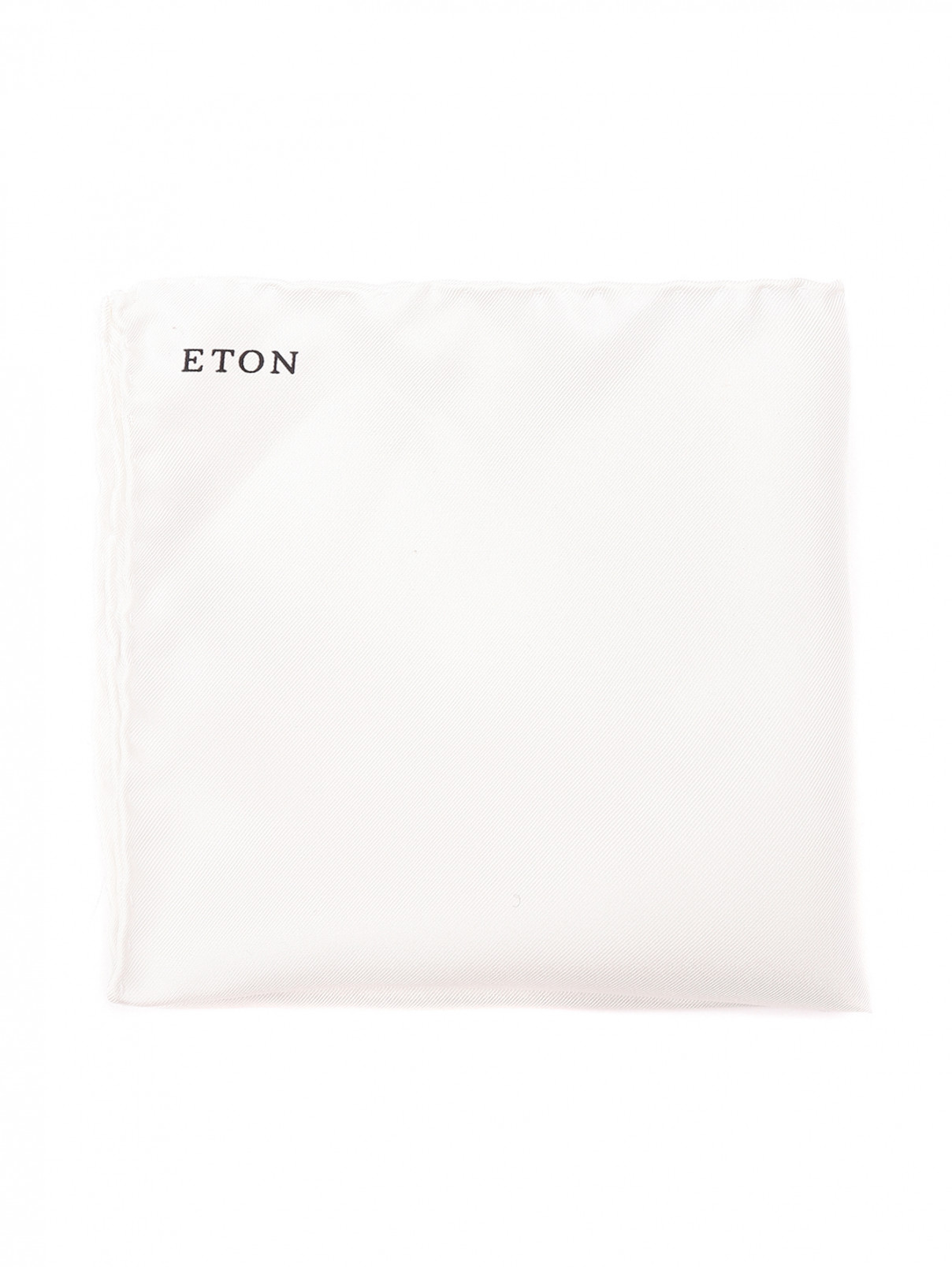 Платок из шелка однотонный Eton  –  Общий вид  – Цвет:  Белый