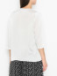 Блуза из смешанного шелка с круглым вырезом Marina Rinaldi  –  МодельВерхНиз1