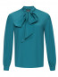 Блуза из смешанного шелка с бантом Moschino Boutique  –  Общий вид