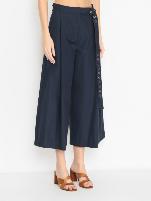 Широкие брюки из хлопка Max Mara - МодельВерхНиз