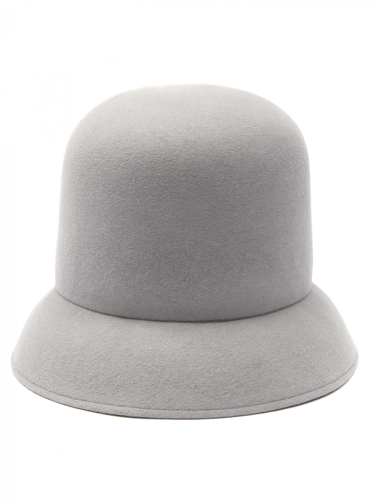 Фетровая шляпа из шерсти Nina Ricci  –  Общий вид  – Цвет:  Серый