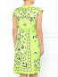 Платье из шелка с принтом "пейсли" Moschino  –  Модель Верх-Низ1