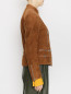 Куртка из замши с металлической фурнитурой Ermanno Scervino  –  МодельВерхНиз2