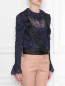 Кружевная блуза с декором Dolce & Gabbana  –  МодельВерхНиз