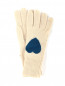 Перчатки из шерсти и кашемира с узором и декоративной цепочкой Beayukmui  –  Общий вид
