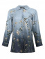 Блуза из шелка с цветочным узором S Max Mara  –  Общий вид