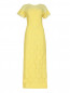 Платье-макси с кружевом из шелка Ermanno Scervino  –  Общий вид