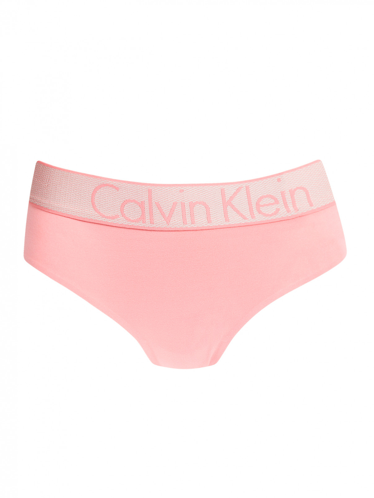 Трусы-слип с контрастной отделкой Calvin Klein  –  Общий вид  – Цвет:  Розовый