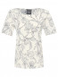 Блуза с цветочным узором Persona by Marina Rinaldi  –  Общий вид