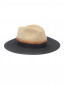 Шляпа с контрастной отделкой Lorena Antoniazzi  –  Обтравка1