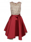 Платье с юбкой трапецией и кружевным топом Val Max  –  Общий вид