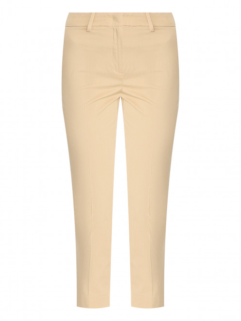 Укороченные брюки из хлопка Weekend Max Mara - Общий вид