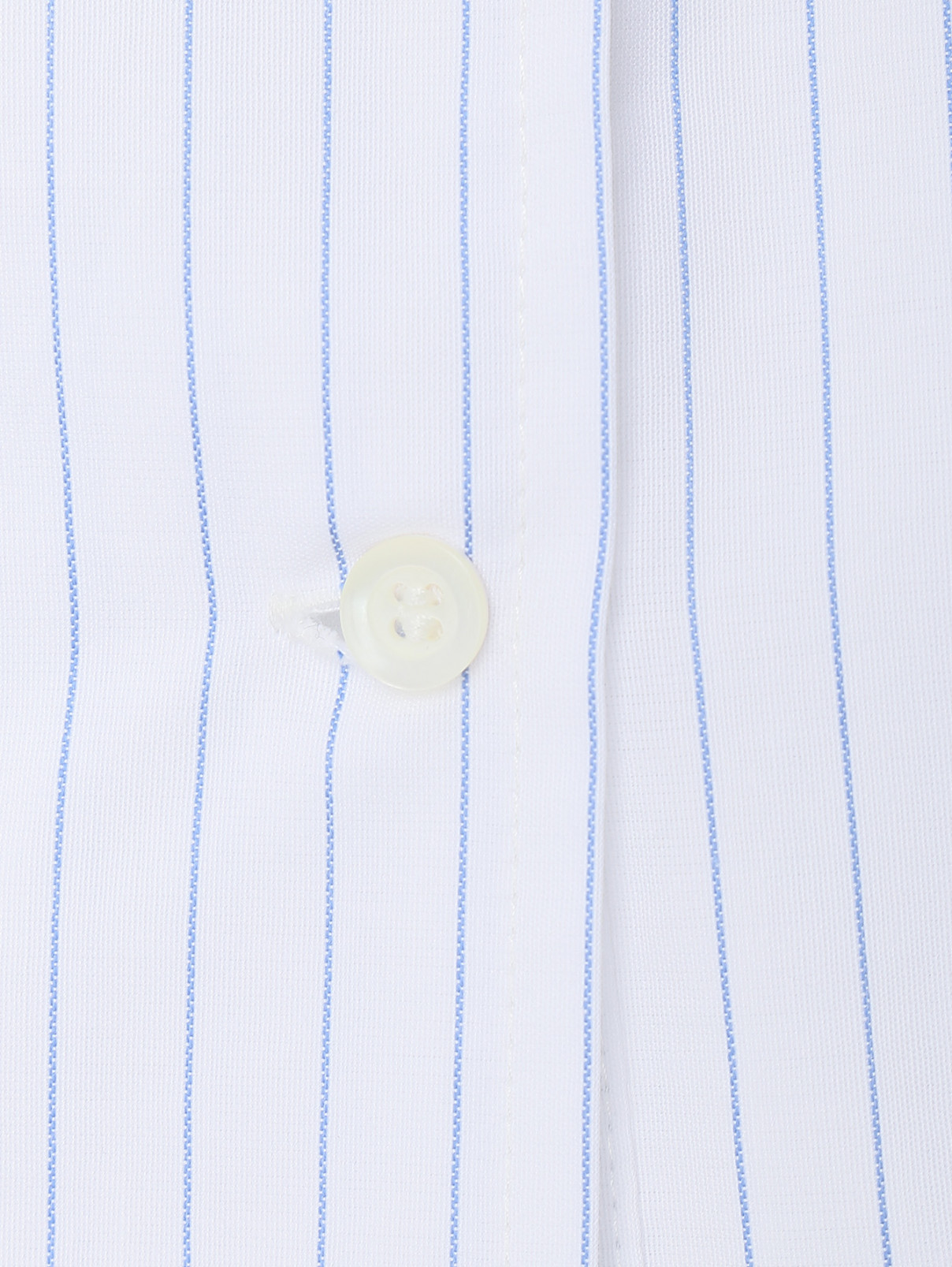 Блуза из хлопка с узором полоска и воланами Iro  –  Деталь  – Цвет:  Белый