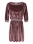 Бархатное платье с боковыми карманами Max&Co  –  Общий вид