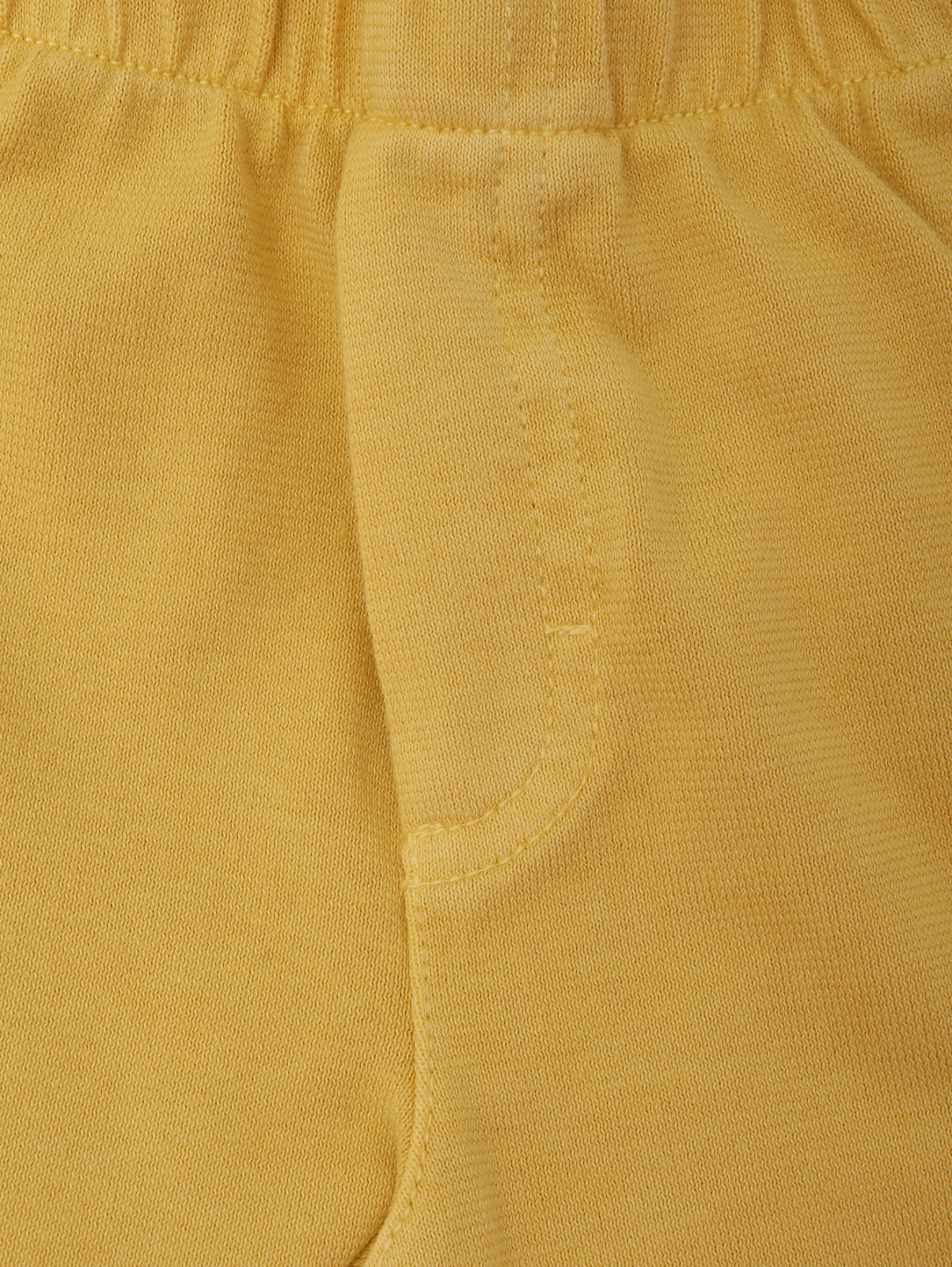 Шорты на резинке с карманом Il Gufo  –  Деталь  – Цвет:  Желтый