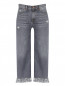 Укороченные джинсы с бахромой Marina Rinaldi  –  Общий вид