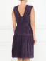 Платье из шелка с драпировкой Alberta Ferretti  –  Модель Верх-Низ1