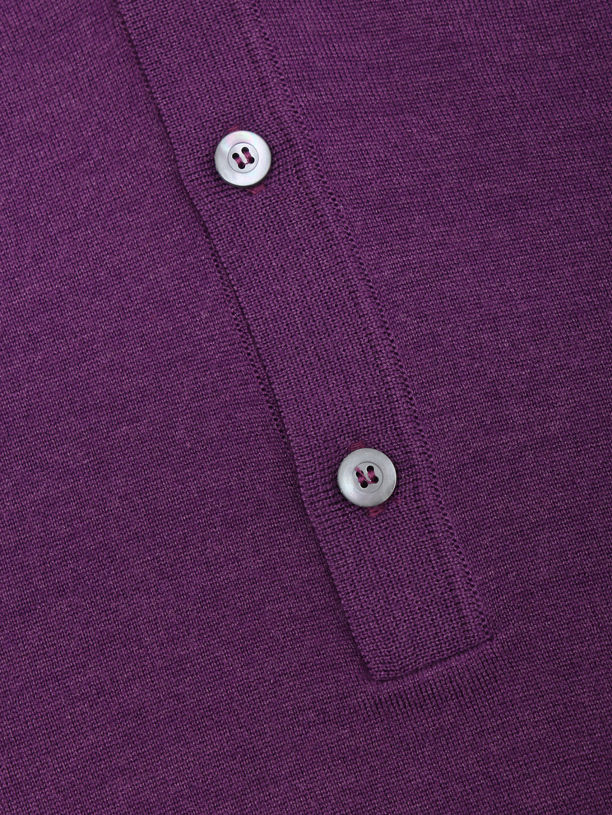 Джемпер из шерсти и шелка Piacenza Cashmere  –  Деталь1  – Цвет:  Фиолетовый