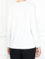 Блуза свободного кроя с разрезом Persona by Marina Rinaldi  –  МодельВерхНиз1