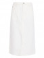 Джинсовая юбка-миди с карманами Ermanno Scervino  –  Общий вид