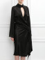 Платье-миди с запахом Jean Paul Gaultier  –  Модель Верх-Низ
