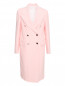 Двубортное пальто из хлопка Calvin Klein 205W39NYC  –  Общий вид