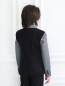Пиджак с трикотажной вставкой на спинке Gaultier Junior  –  Модель Верх-Низ1