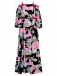 Платье с цветочным принтом JO NO FUI  –  Общий вид
