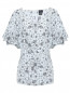 Блуза с цветочным узором Persona by Marina Rinaldi  –  Общий вид