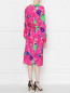 Платье шелковое с цветочным узором P.A.R.O.S.H.  –  МодельВерхНиз1