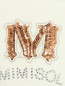 Свитшот из хлопка с накладным карманом декорированный пайетками и кристаллами MiMiSol  –  Деталь