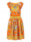 Платье с узором из шелка Moschino Cheap&Chic  –  Общий вид