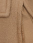 Кейп из шерсти с накладными карманами Maison Margiela  –  Деталь1