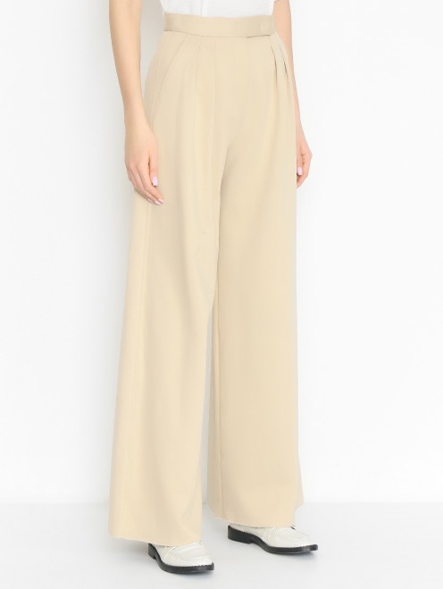 Широкие брюки с карманами Max Mara - МодельВерхНиз
