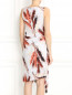 Платье-миди без рукавов с узором Vivienne Westwood  –  Модель Верх-Низ1