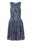 Трикотажное платье-мини с узором Kenzo  –  Общий вид