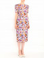 Платье-миди с цветочным узором Kira Plastinina  –  Модель Верх-Низ