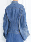 Куртка из денима с широкими рукавами Erika Cavallini  –  Модель Верх-Низ1
