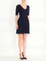 Платье-мини с узором "полоска" из смешанного хлопка Sonia Rykiel  –  Модель Общий вид