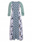Платье из вискозы с цветочным узором Max&Co  –  Общий вид