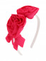 Ободок декорированный текстильными розами Aletta  –  Общий вид