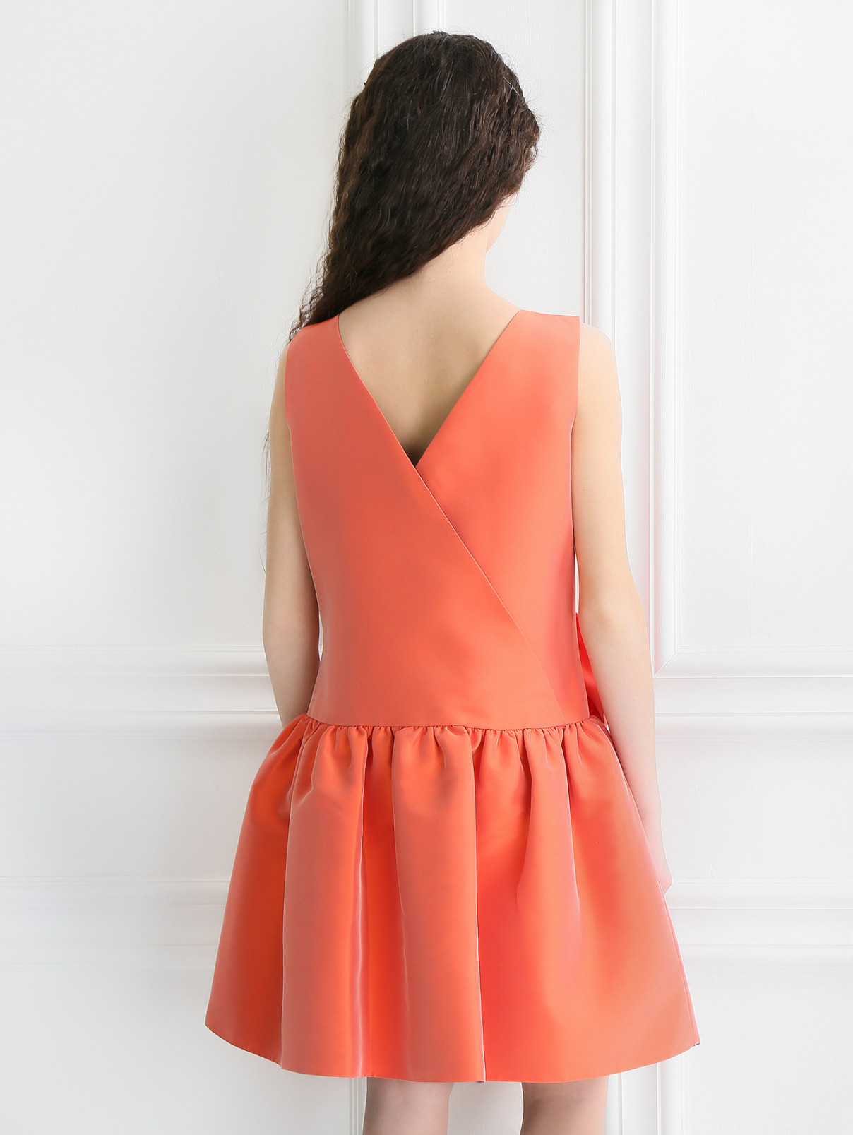 Платье с заниженной талией Val Max  –  Модель Верх-Низ1  – Цвет:  Оранжевый