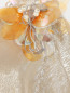 Платье из шелка с декоративным цветком Andrew GN  –  Деталь1