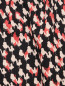 Укороченные брюки из смешанного хлопка с узором Persona by Marina Rinaldi  –  Деталь