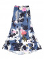 Макси-юбка из шелка с цветочным принтом Iceberg  –  Общий вид