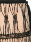 Платье-макси из шелка с декоративной отделкой из пайеток и кружева Alberta Ferretti  –  Деталь1