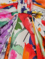 Платье-макси из шелка с цветочным узором Moschino  –  Деталь