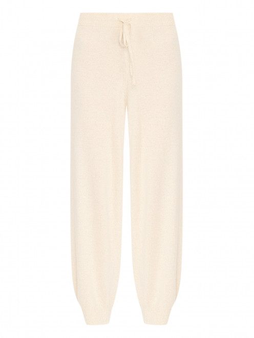 Трикотажные брюки из смесовой шерсти Weekend Max Mara - Общий вид