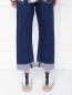 Укороченные джинсы с подворотами Dsquared2  –  МодельВерхНиз1