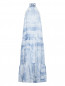 Платье свободного кроя с узором и кружевной отделкой Ermanno Firenze  –  Общий вид